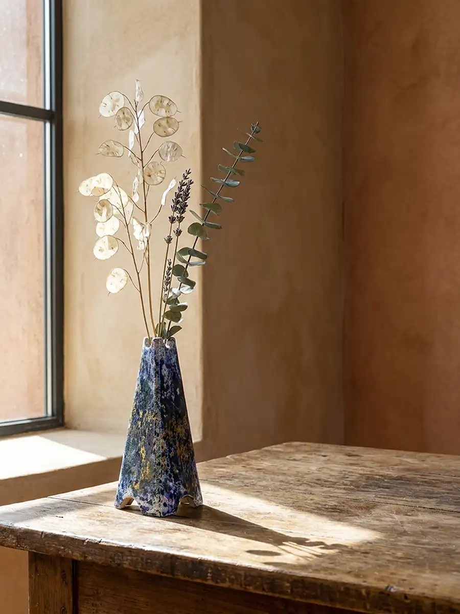 Le vase arcade majolique in situ